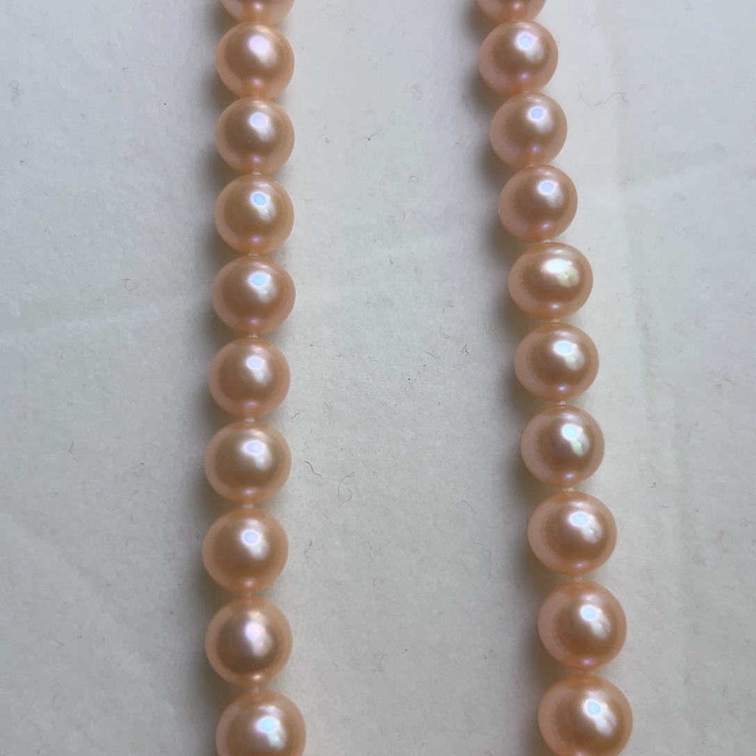 淡水珍珠颈饰银S925镶嵌