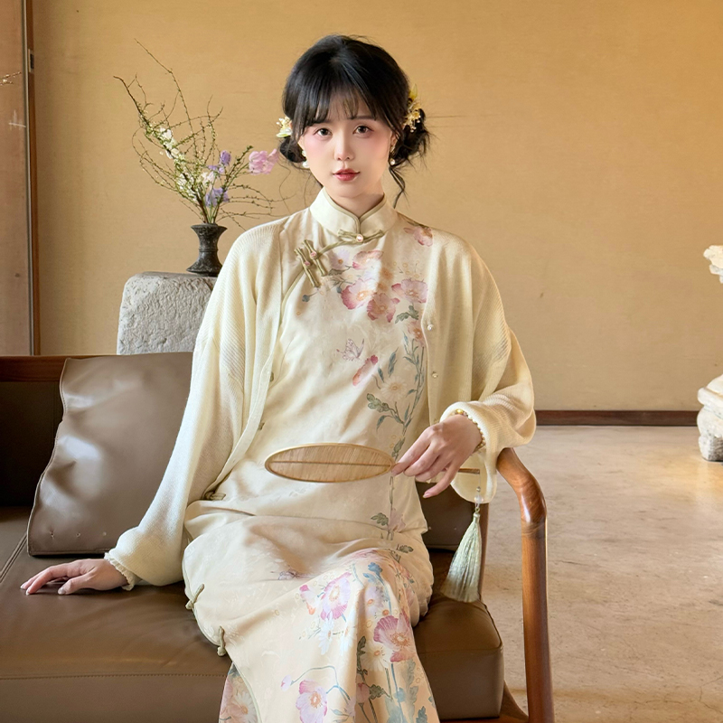 川黛时光：云轻絮 柔软舒适薄款毛衣外套防晒上衣早春针织开衫女