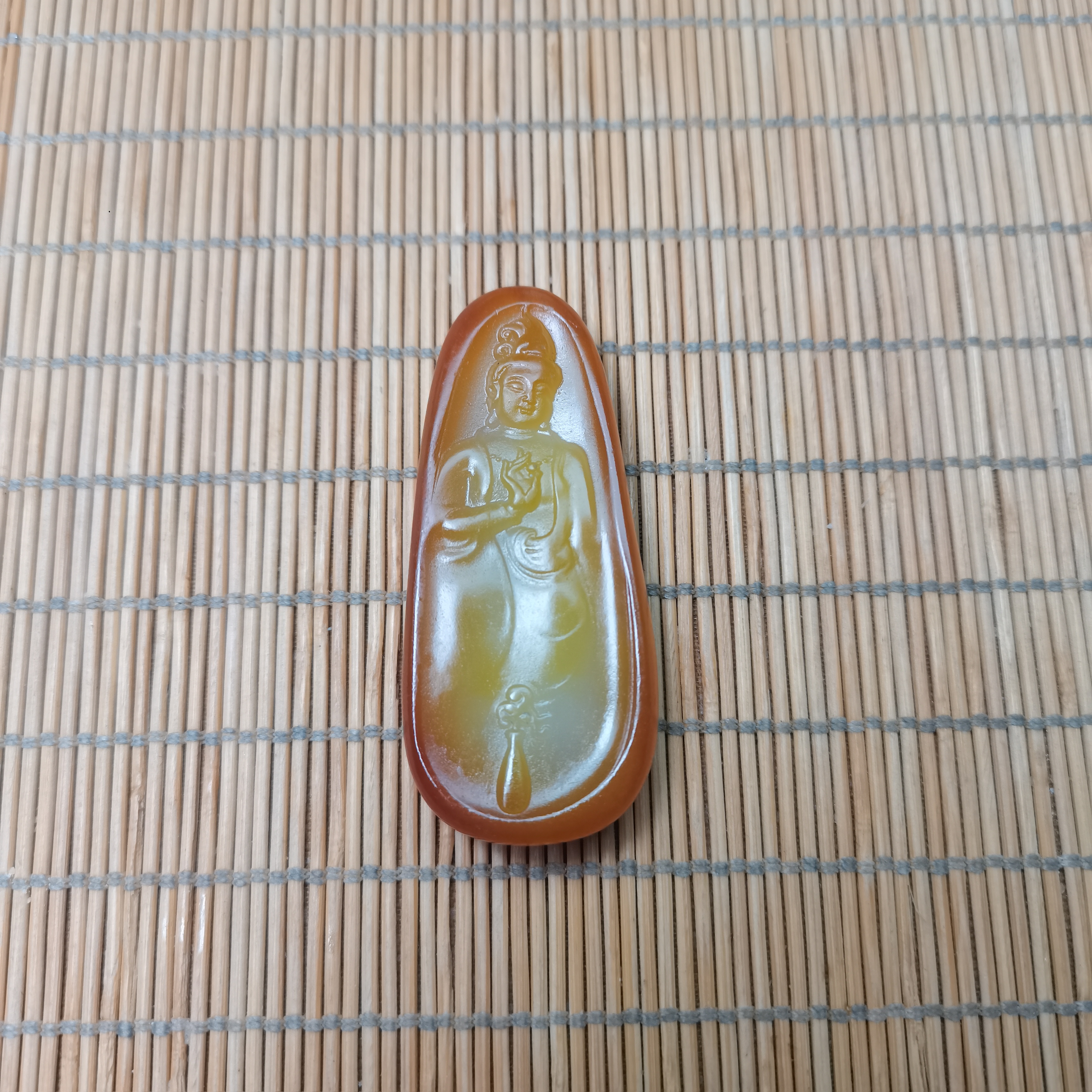 新疆和田玉净瓶观音38克