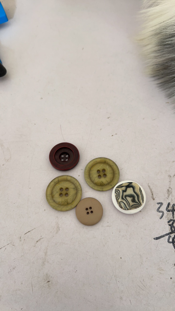 天然木质纽扣复古时尚男女衣服装饰扣子配件