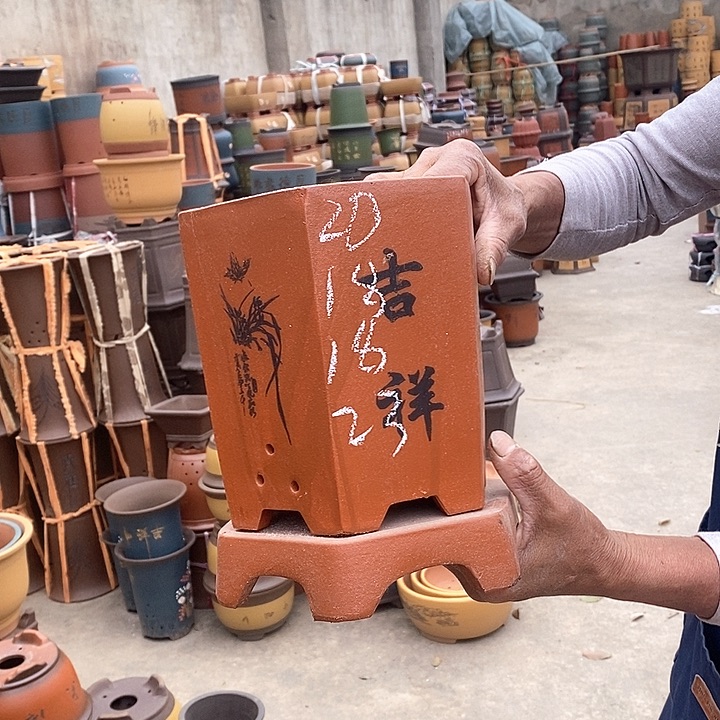 紫砂花盆紫砂花盆