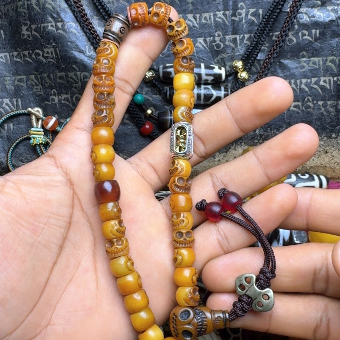 金刚菩提手串牦牛骨