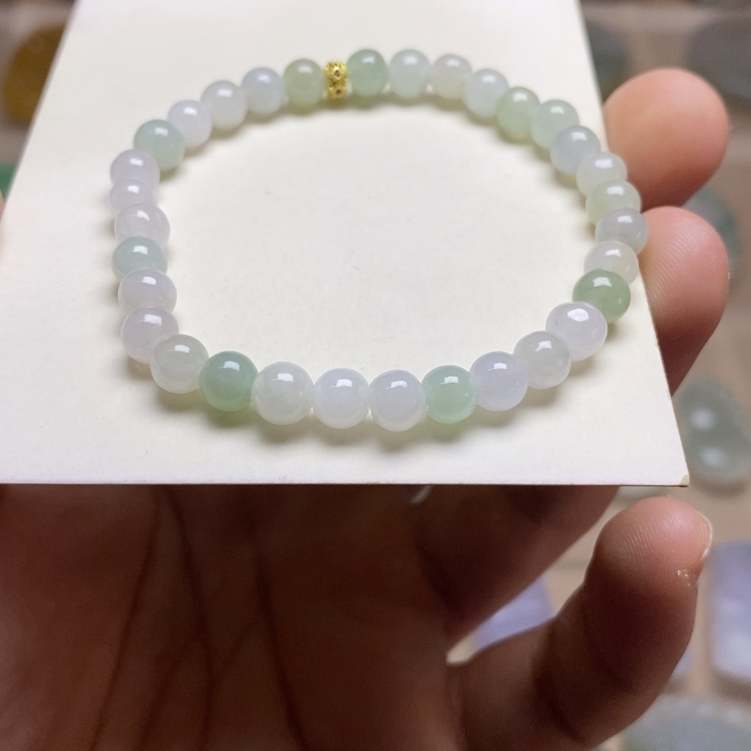 未镶嵌定制翡翠手串