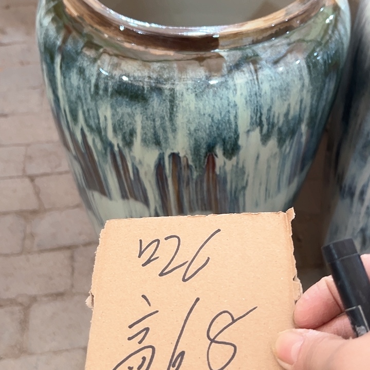 陶瓷景德镇精品花盆栽适合盆