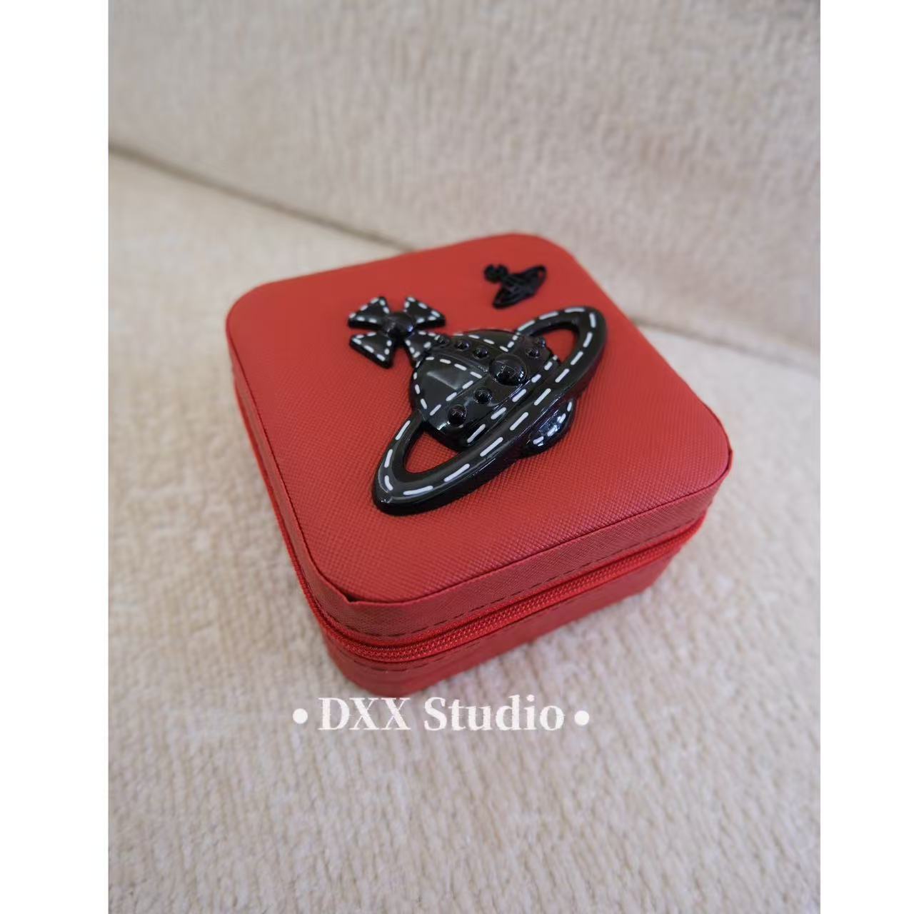 首饰盒/箱 小众设计红色系mini首饰盒47615