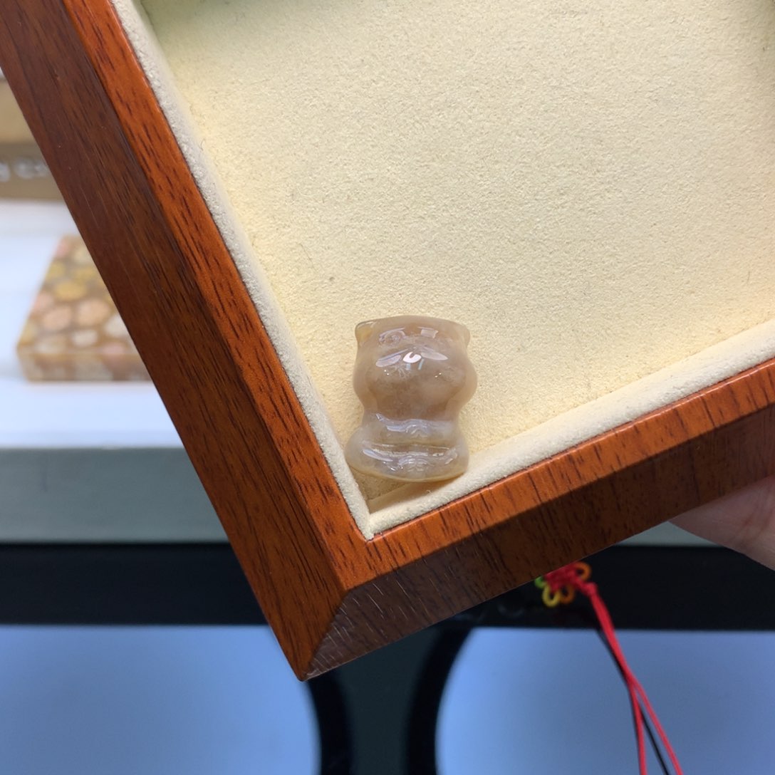 硅化珊瑚（珊瑚玉）颈饰未镶嵌