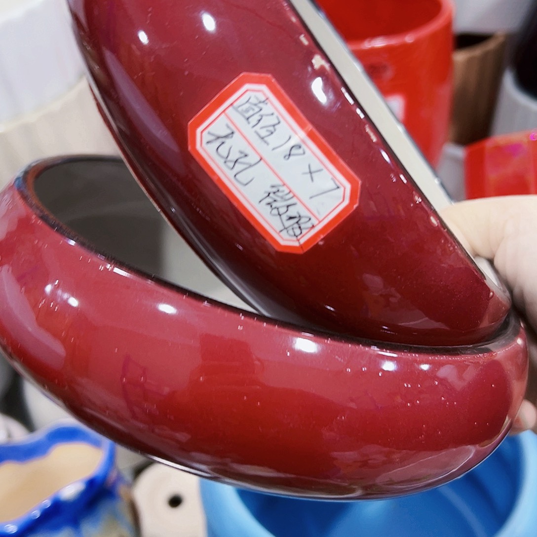 外贸尾单陶瓷花盆凑单10米包邮