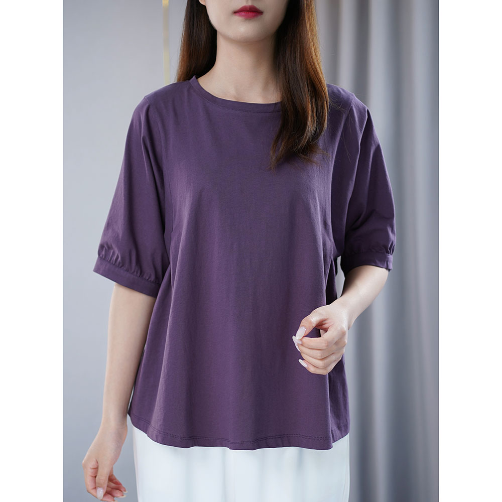 洋气衣服女小衫上档次T恤高级感百搭上衣微胖mm遮肉显瘦大码女装