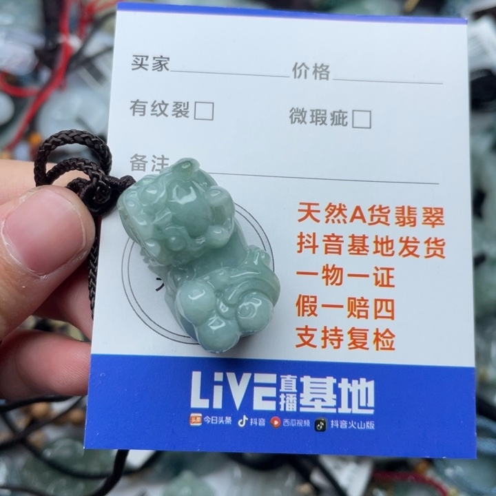 翡翠颈饰未镶嵌翡翠