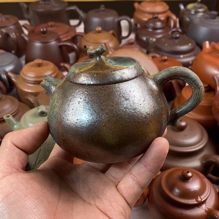 紫砂茶壶张*鱼宜兴紫砂壶