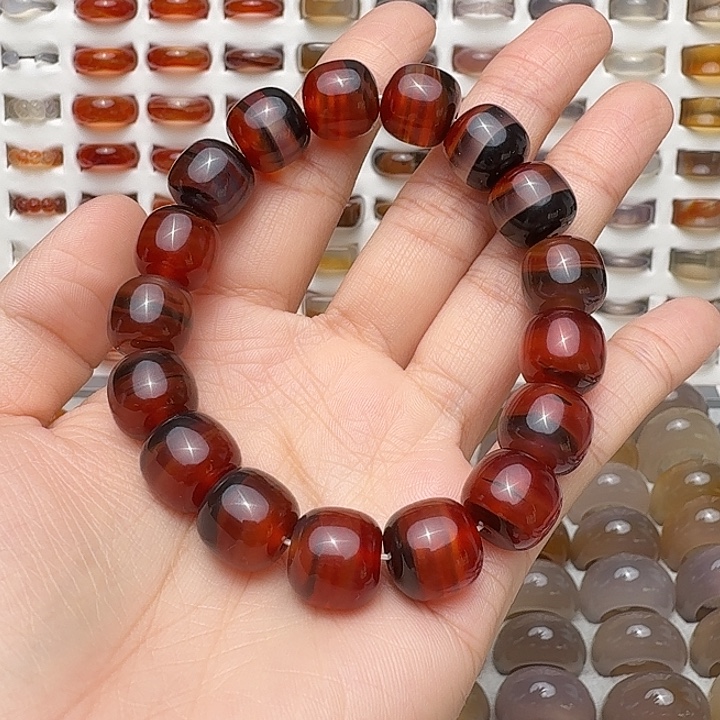 玛瑙/玉髓未镶嵌手串