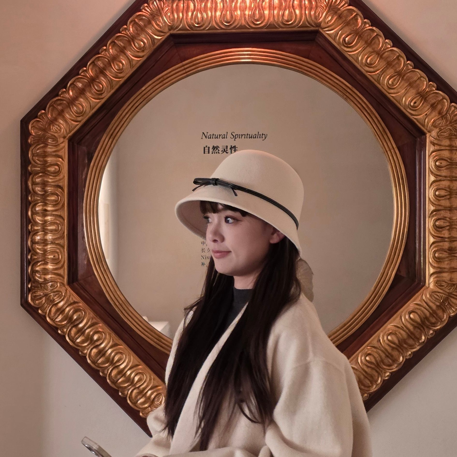 （十十鸭）圆顶百搭渔夫帽小礼帽 秋冬澳洲羊毛超细好搭配日常礼帽