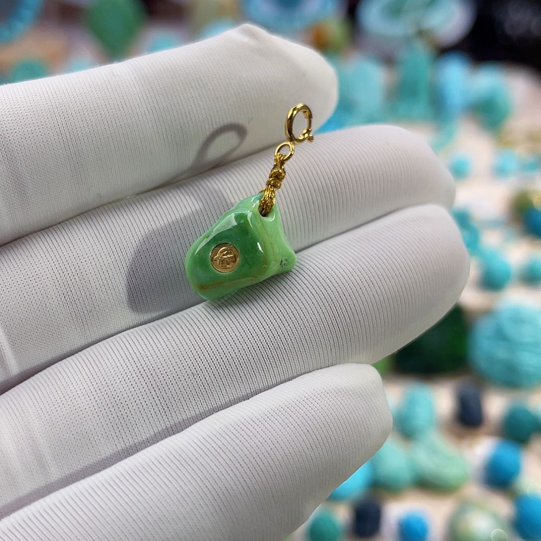 绿松石珠宝奇石未镶嵌