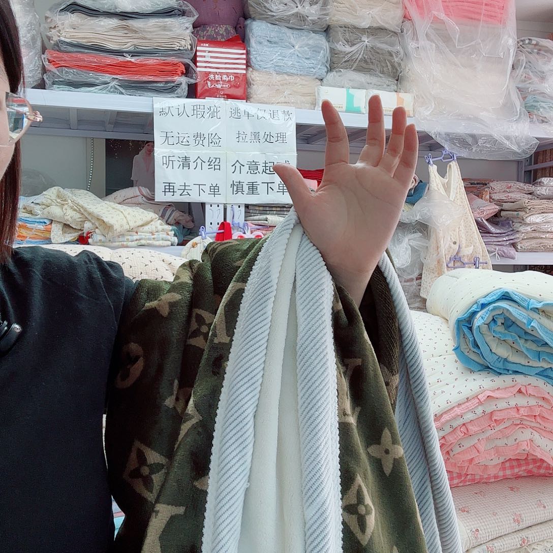 棉双人大尺寸婴儿绒毯子