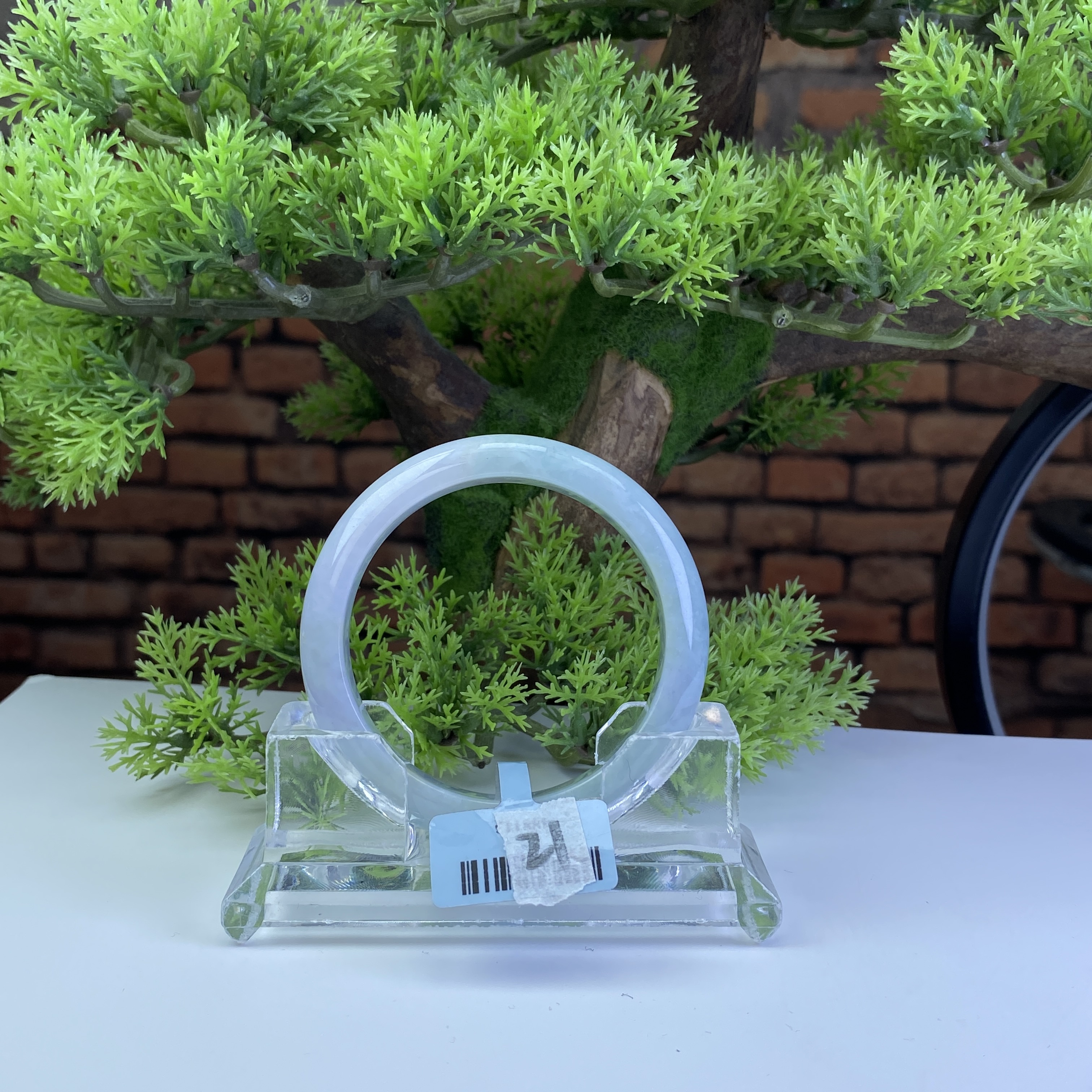 57【刀客砍价王】妮妮-天然缅甸A货翡翠手镯 L21