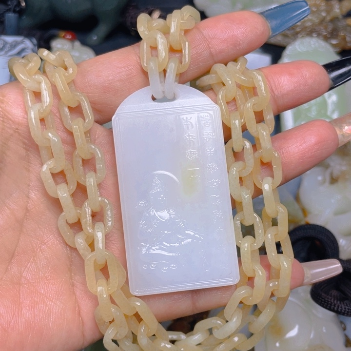 和田玉挂件未镶嵌行****先