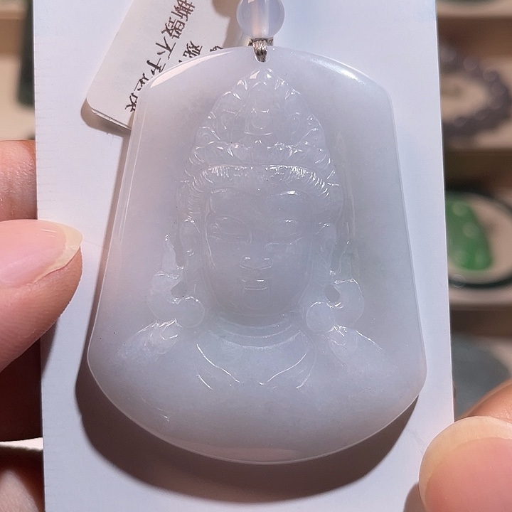 翡翠裸石翡翠观音