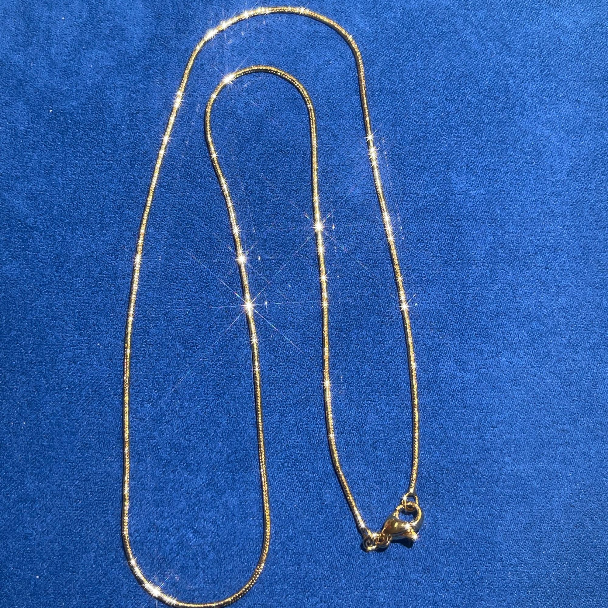 s9850黄色圆蛇骨项链多样性发货