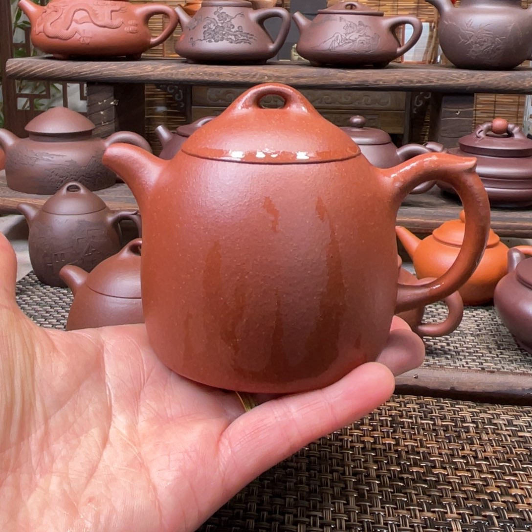 紫砂茶壶宜兴原矿紫砂手工制全220