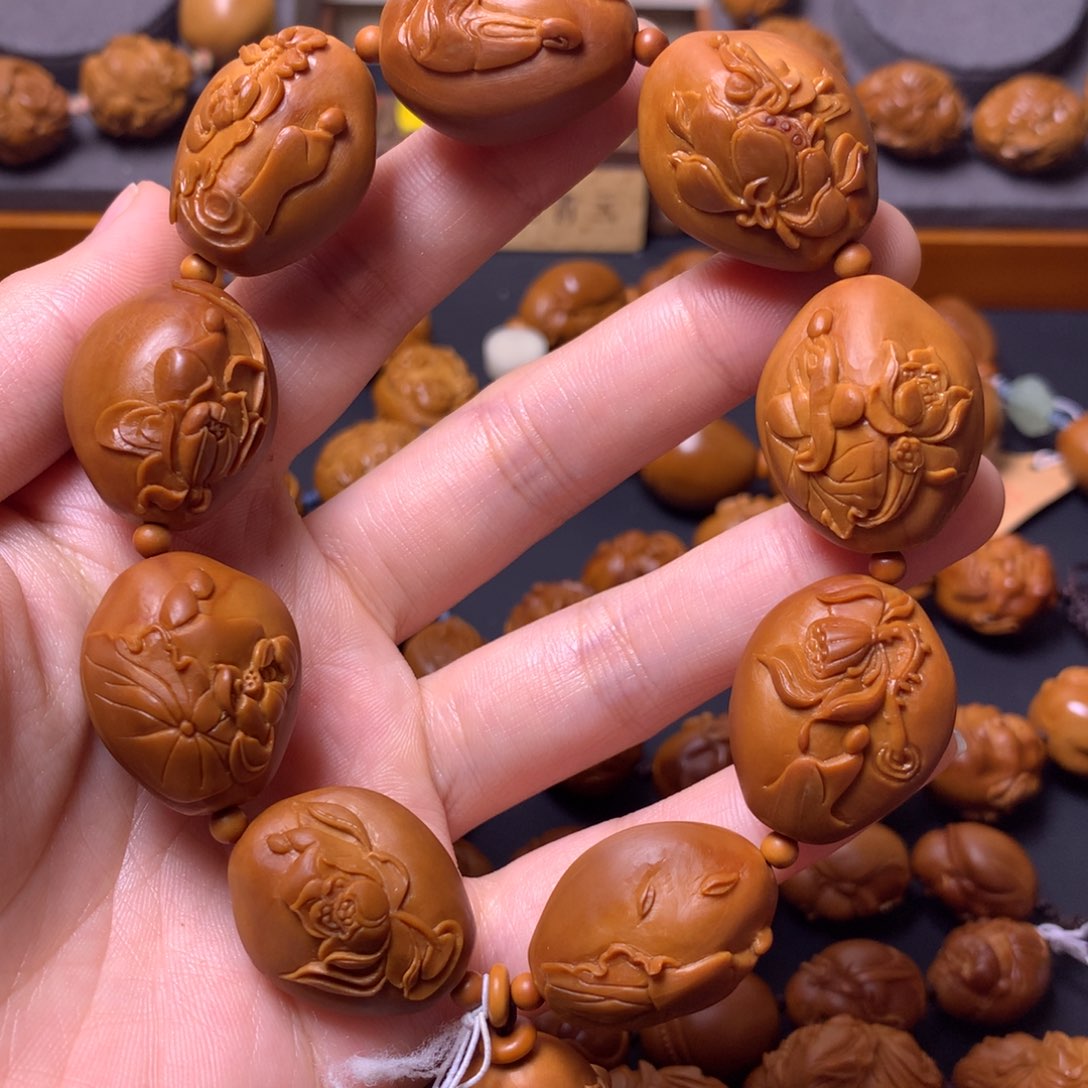 橄榄核手串/手链莲花无相