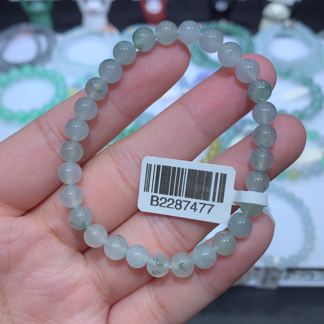 翡翠未镶嵌手串天然