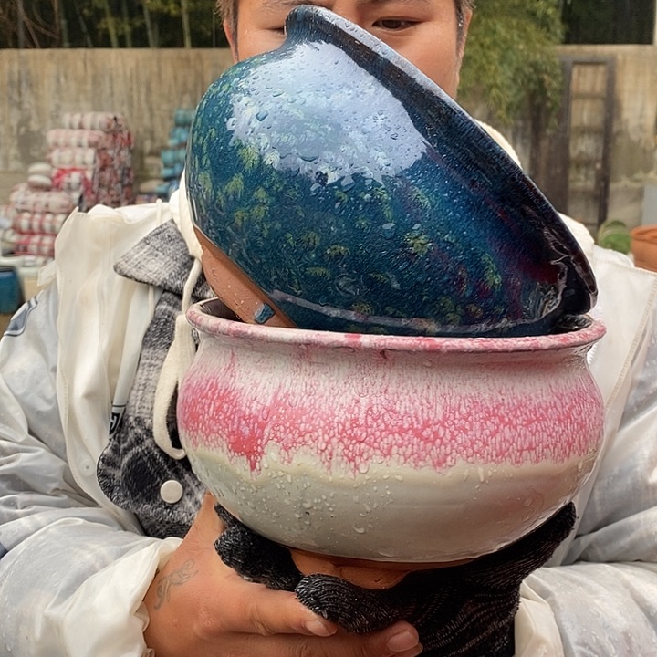 红陶正品高13口20