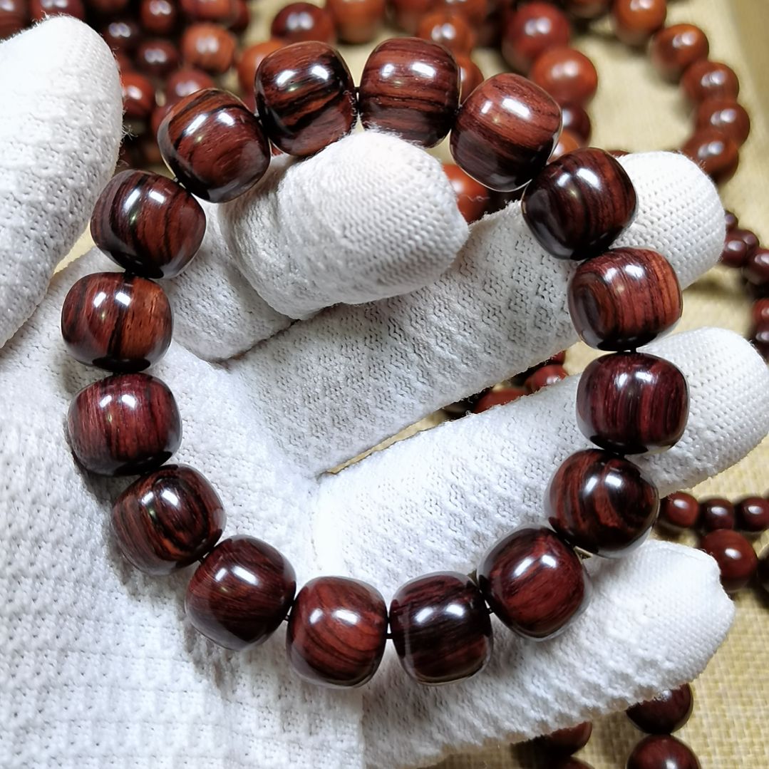 黄花梨/降香黄檀其他海黄老料1314规格手串