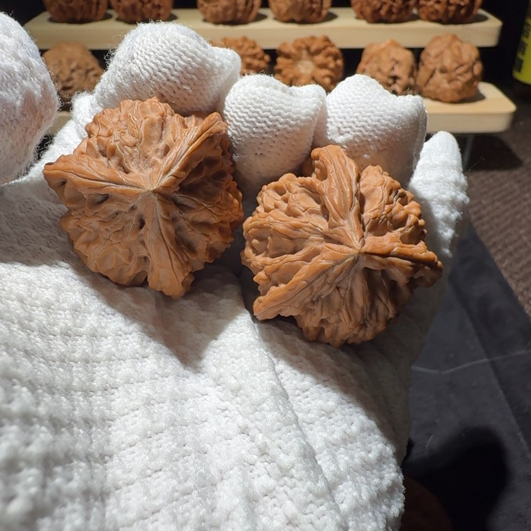 用***8吊坠文玩核桃34全品盘山正奔