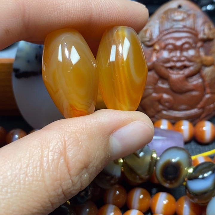 玛瑙/玉髓未镶嵌颈饰