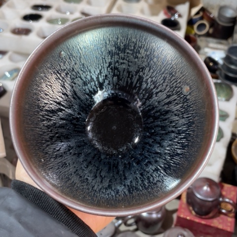 茶盏建阳建盏微瑕点茶