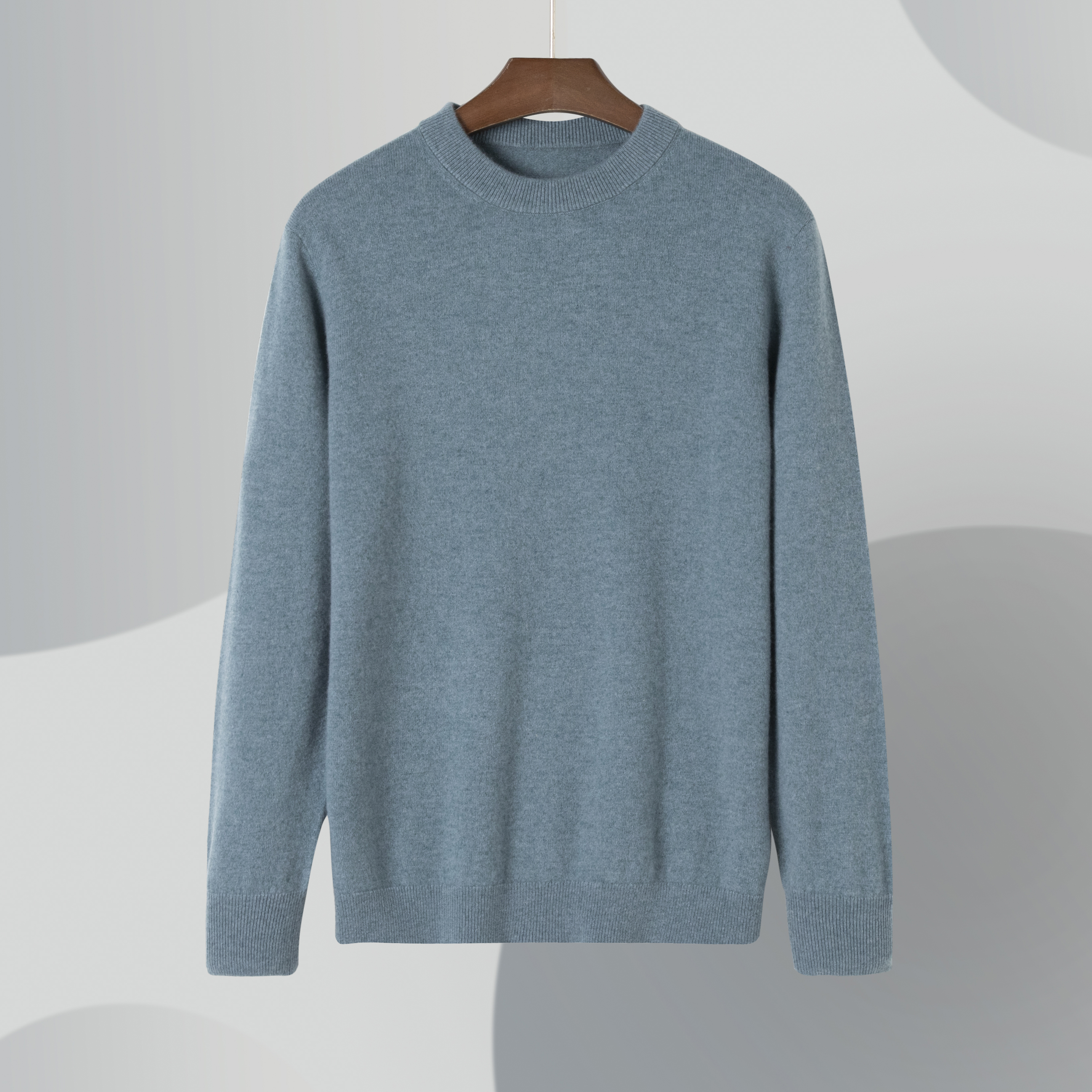 【必入款】100%山羊绒男士舒适针织保暖纯羊绒打底衫百搭款秋冬