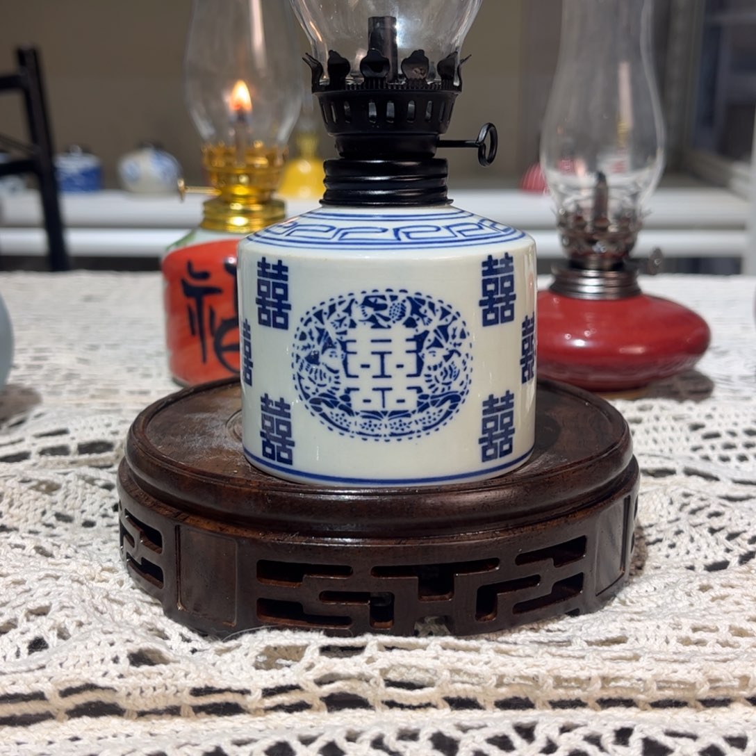 摆件景德镇陶瓷香薰灯