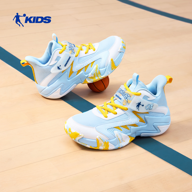 乔丹儿童篮球鞋新年款男童鞋防滑耐磨密网大小童专业实战训练球鞋