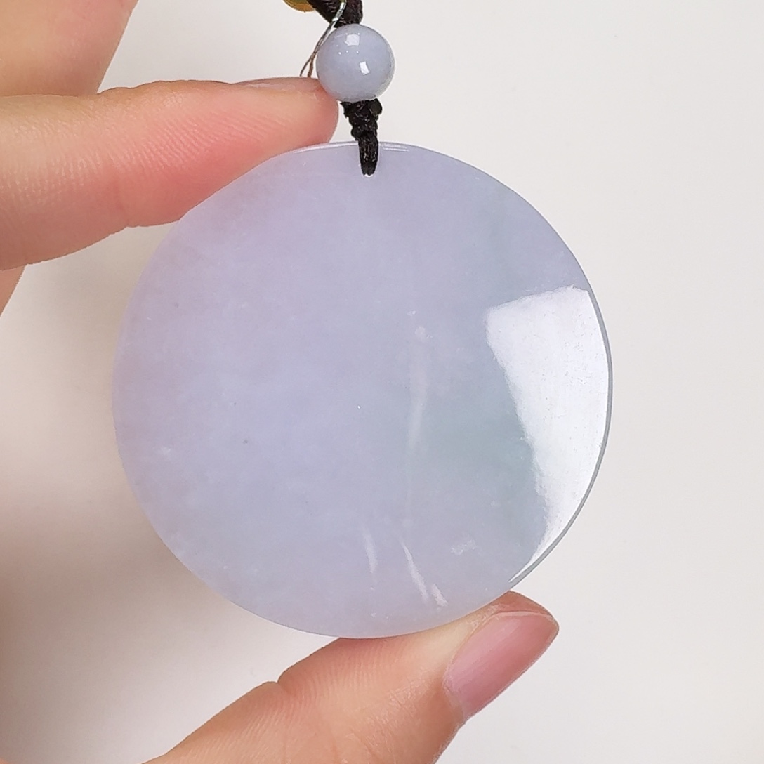 翡翠颈饰未镶嵌无事牌