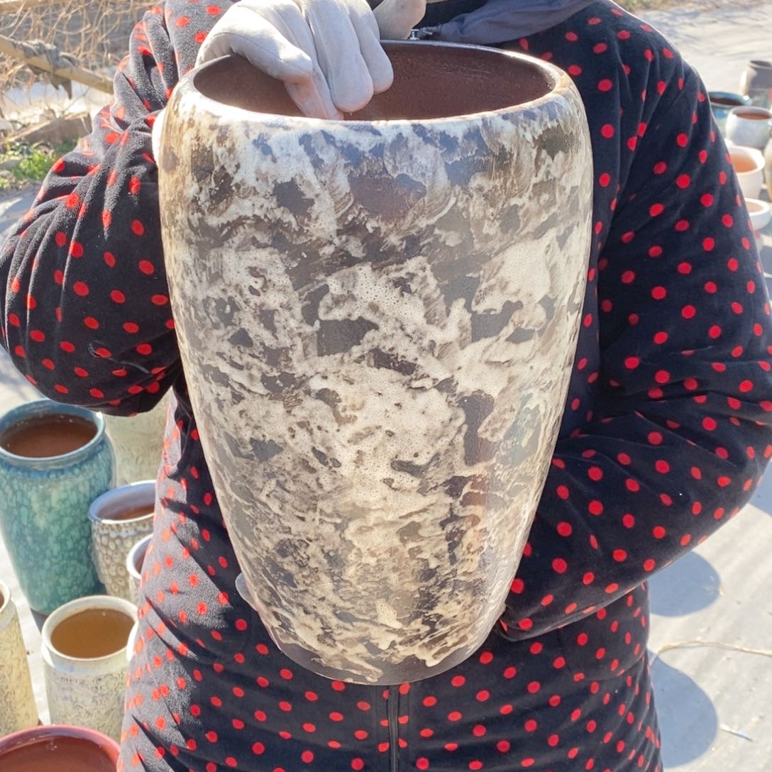 红陶口18高32～～【