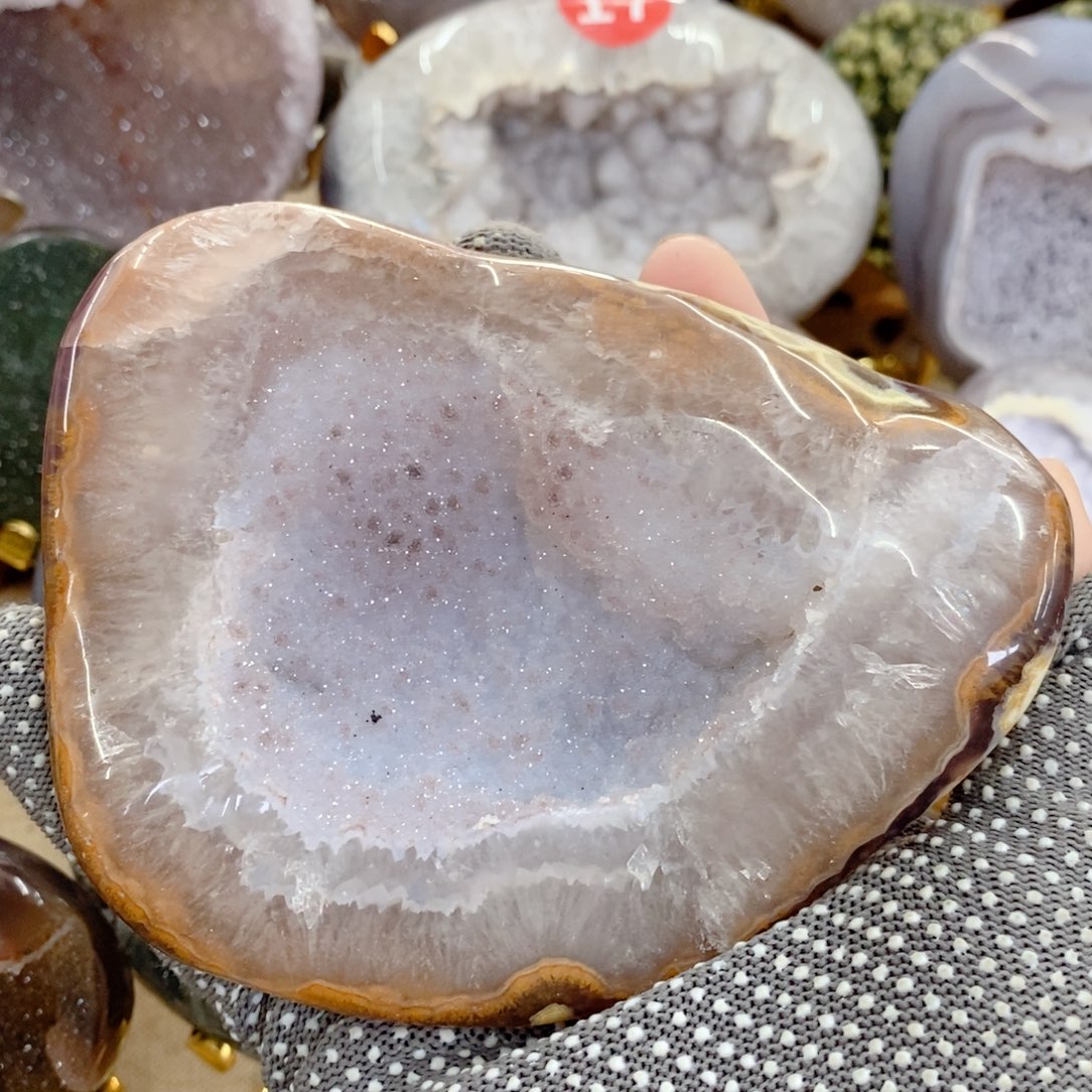 天然水晶摆件未镶嵌紫晶