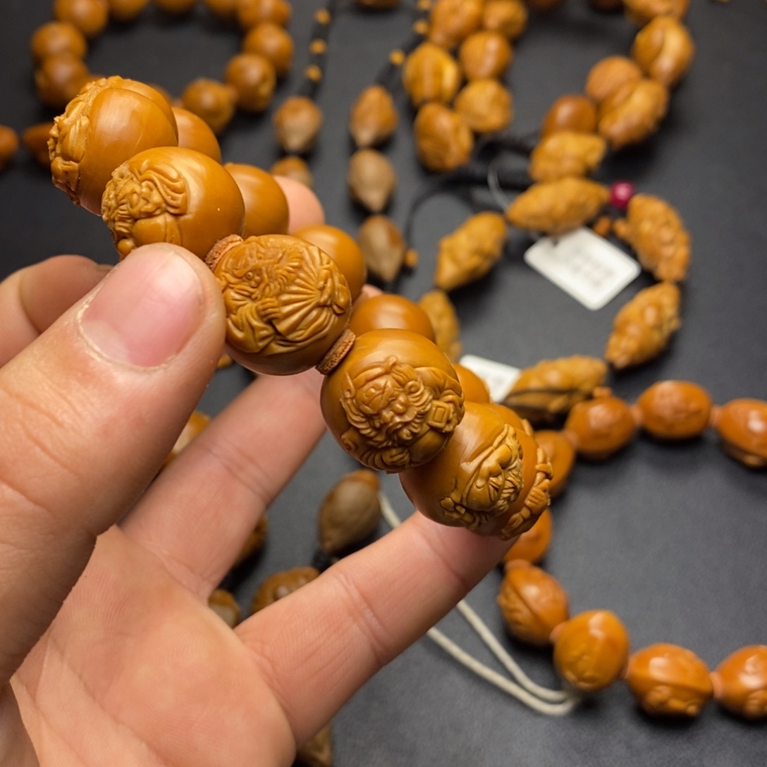 吉***林手串/手链橄榄核浮雕钟馗