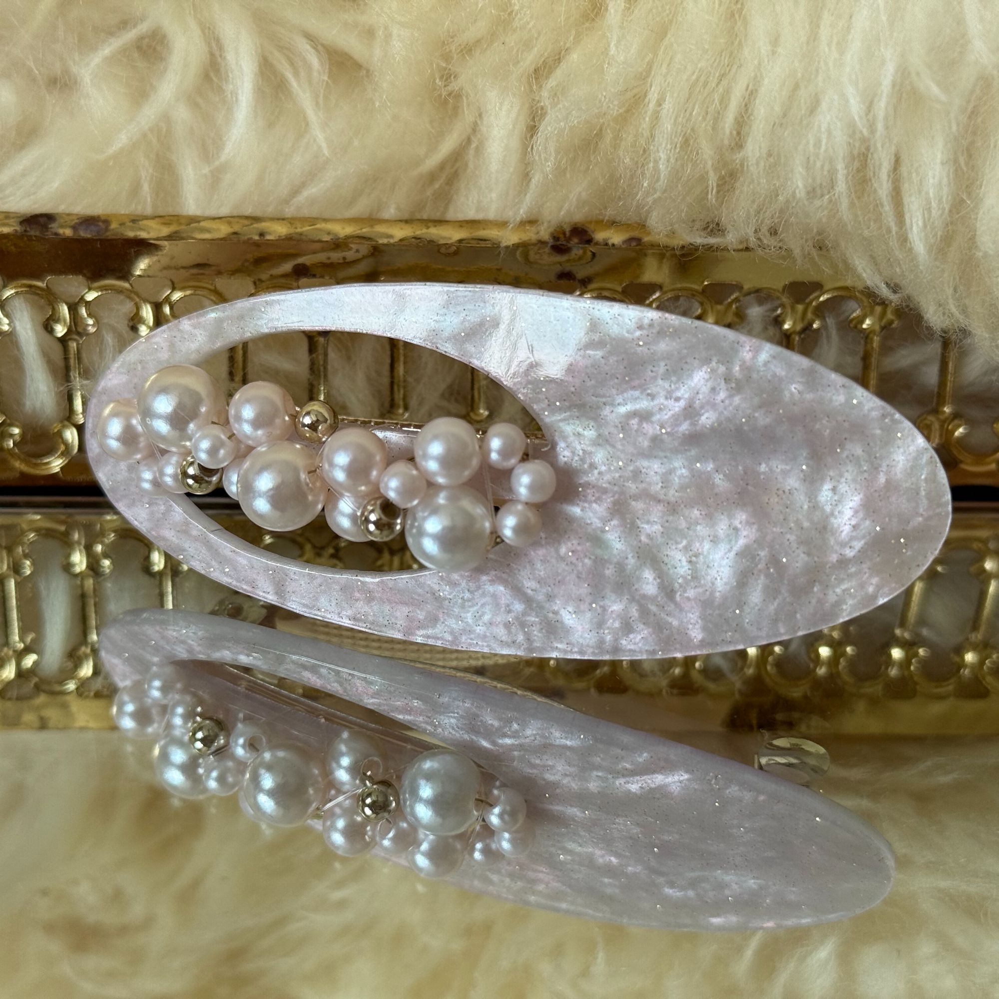 【妞妞同款】MUK粉色设计款鸭嘴夹