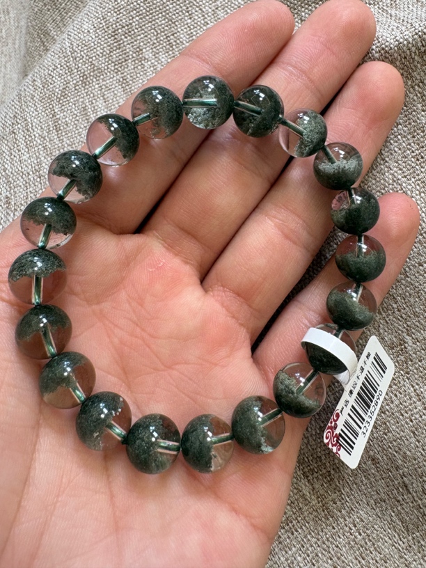 自然水晶严选。天然绿幽灵聚宝盆