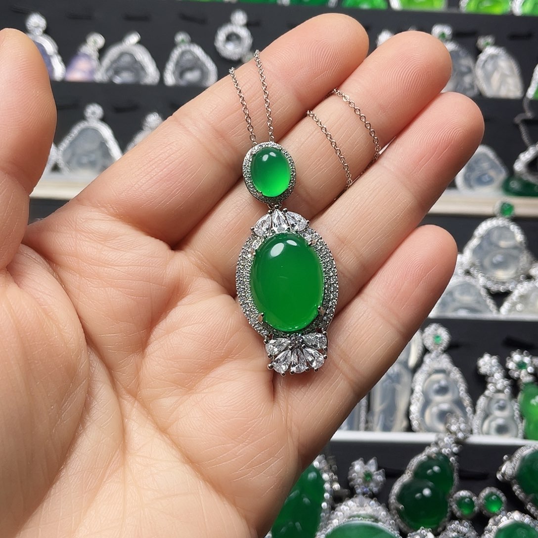 玛瑙/玉髓颈饰合金