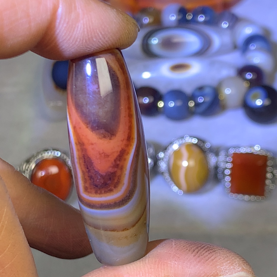 玛瑙/玉髓未镶嵌颈饰