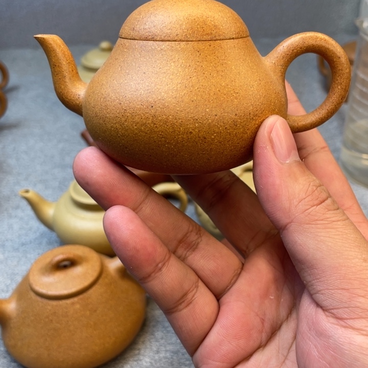 紫砂茶壶如***意全手工瑕疵