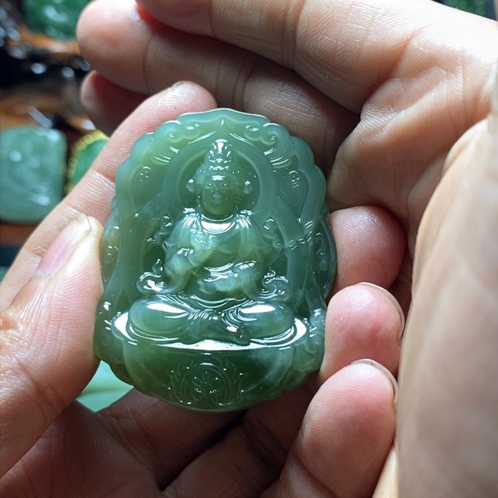 和田玉（碧玉）挂件未镶嵌