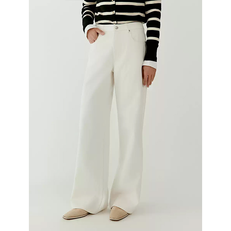 原单非市面货！“小禾”全棉牛仔阔腿长裤B435