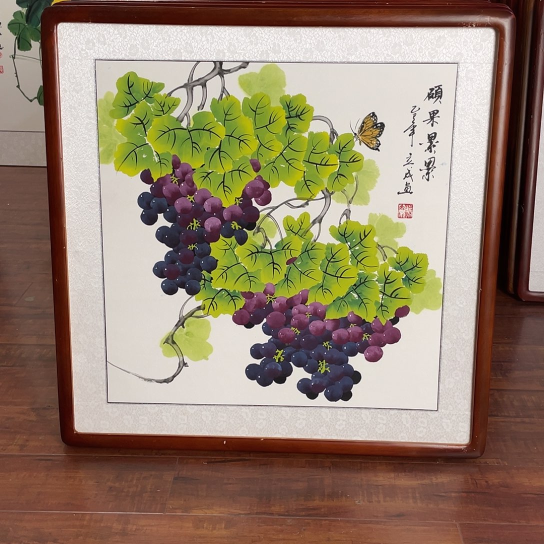 国画带框尺寸63*63厘米