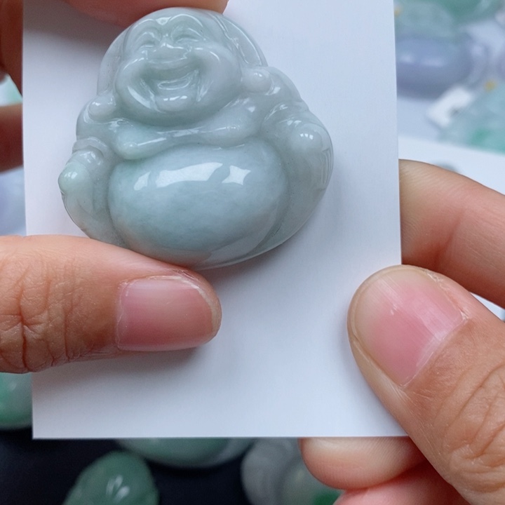 翡翠颈饰未镶嵌花*姐尺寸35/37/10