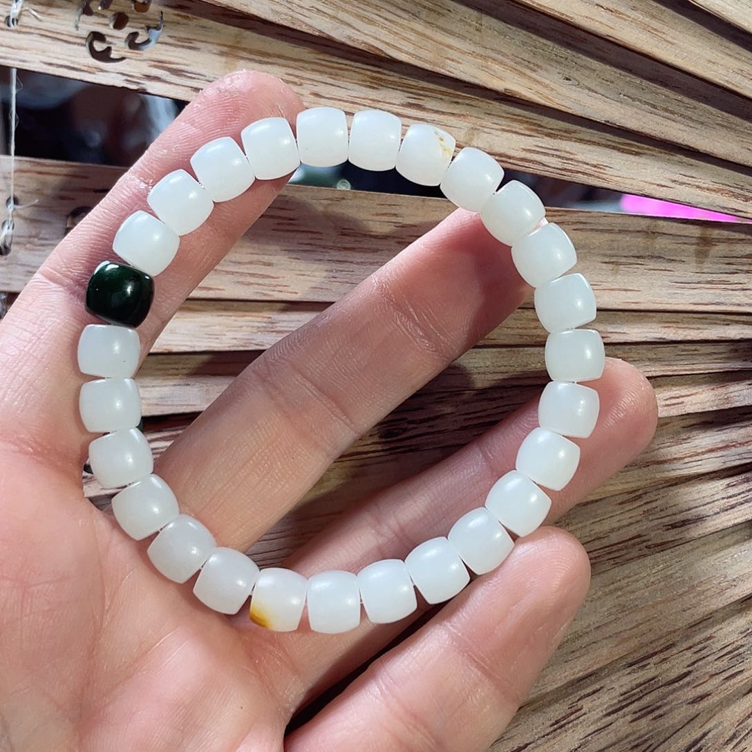 和田玉手串未镶嵌唐****饰