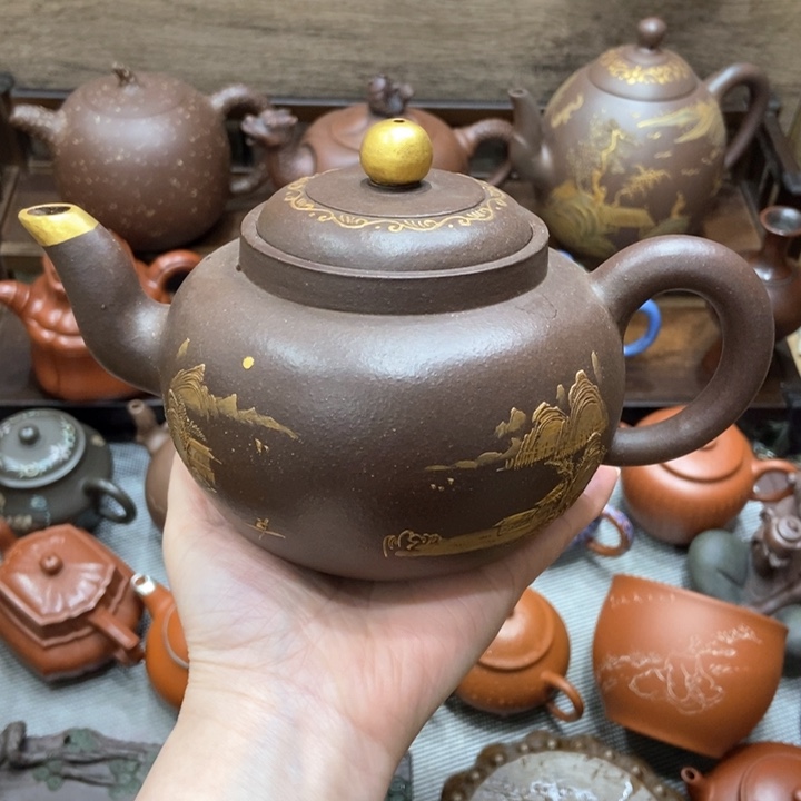 紫砂茶壶风****子紫砂紫砂