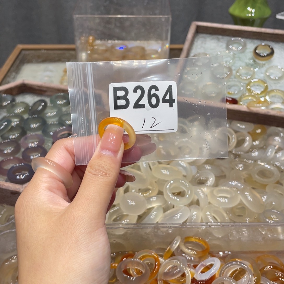 玛瑙/玉髓未镶嵌戒指264