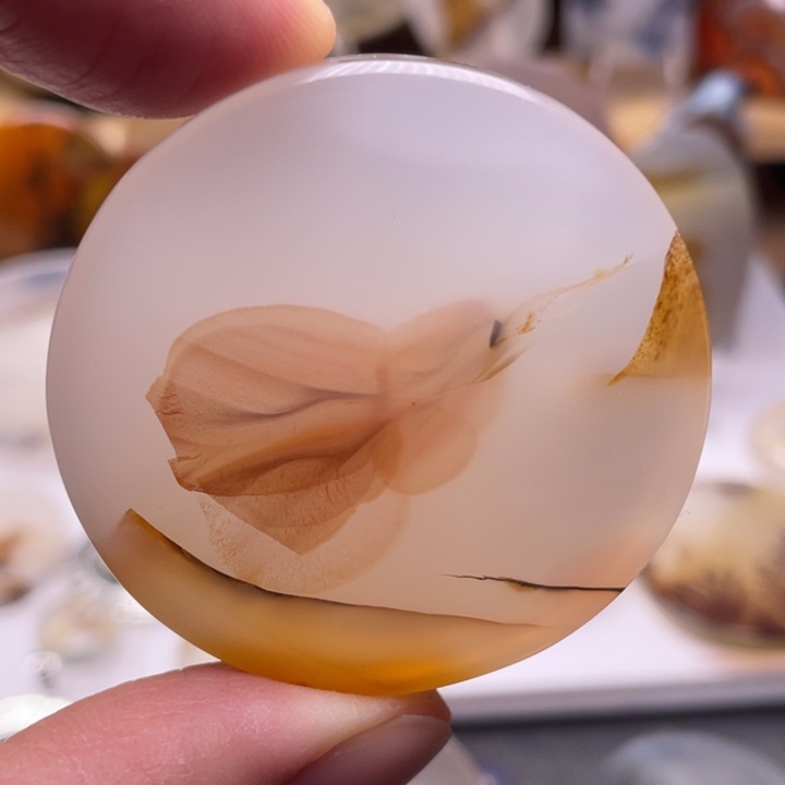 如***戏玛瑙/玉髓未镶嵌吊坠(不含链)